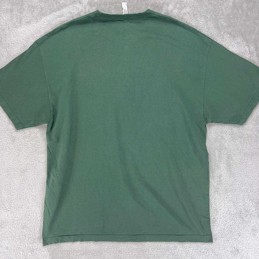 Alstyle Classic Air McLeod Football Graphic T-Shirt Green XL - Picture 2 of 6